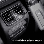 مشغل طوارئ السيارات متعدد الوظائف 6 في 1 ومكنسة كهربائية ضاغط هواء محمول مضخة نفخ مساعدة الطاقة المحمولة مع شفط ونفخ