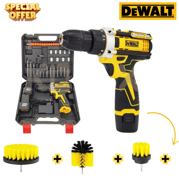 دريل dewalt +مجموعه فرش هديه