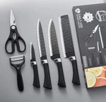 طقم سكاكين EVRYEALTH 6 قطع - Damise Sharp Knives