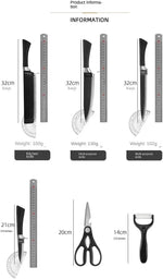 طقم سكاكين EVRYEALTH 6 قطع - Damise Sharp Knives