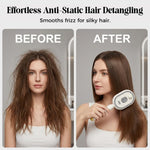 Electric Steam Hair Brush front and back view