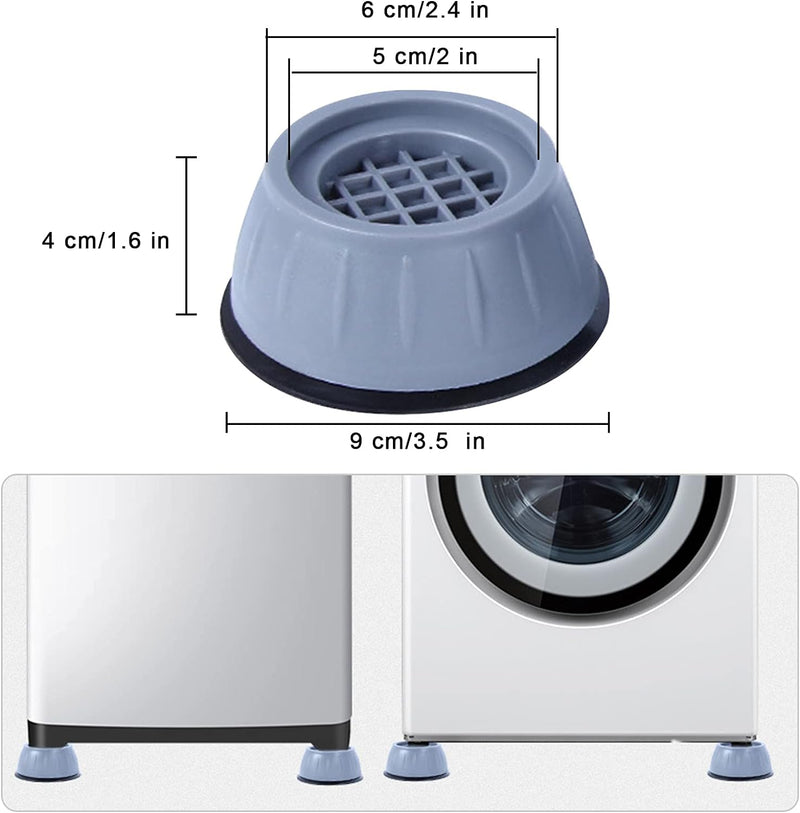 دعامة غسالة مضادة للصدمات والضوضاء -4 قطع