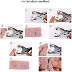أداة تثبيت الحلقات المعدنية - Grommet Setting Tool