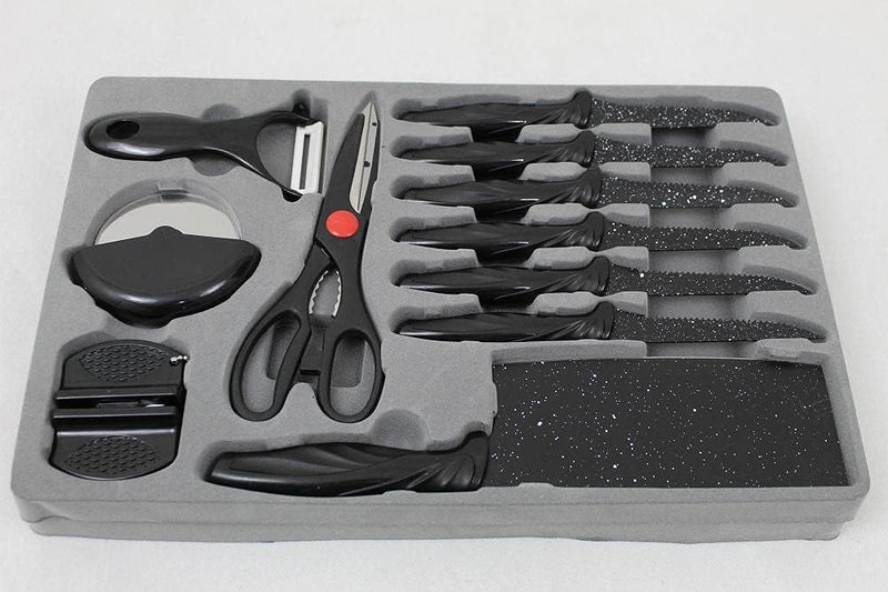 طقم سكاكين مطبخ 18 قطعة