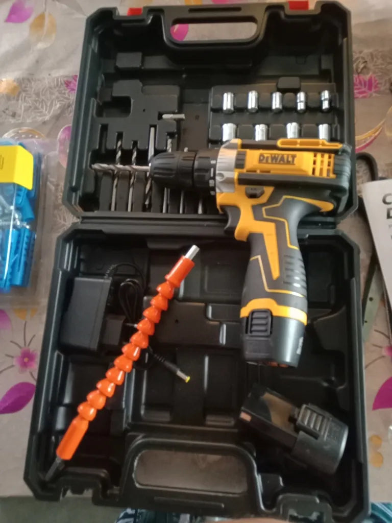 دريل dewalt +مجموعه فرش هديه