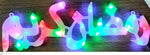 زينة رمضان كريم مضيئة بألوان