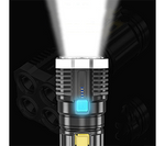 كشاف LED قوي 1200 لومن متعدد الوظائف - 4 أوضاع