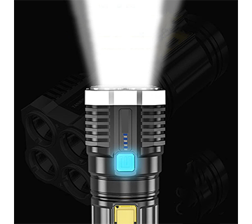 كشاف LED قوي 1200 لومن متعدد الوظائف - 4 أوضاع
