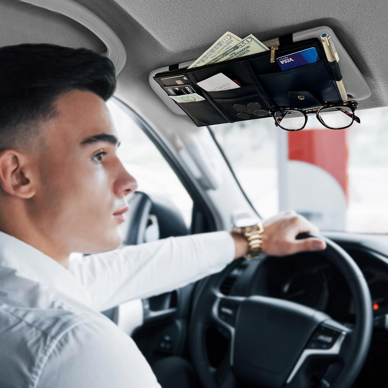 منظم حامل الغرفة الشمسية للسيارة 🚗 | Car Sun Visor Organizer