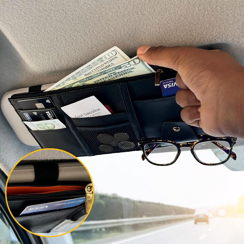 منظم حامل الغرفة الشمسية للسيارة 🚗 | Car Sun Visor Organizer