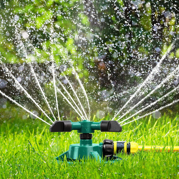 رشاش ماء دوار للحديقة 360 درجة 🌿💦