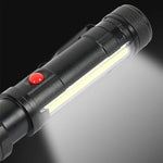 كشاف LED قلم متعدد الوظائف مع مغناطيس وشحن USB