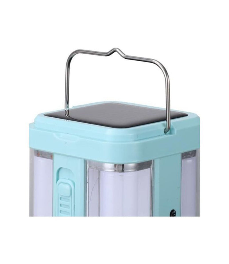 HG DUE فانوس LED قابل للشحن HG-1664 - إضاءة 4 جهات شمسي