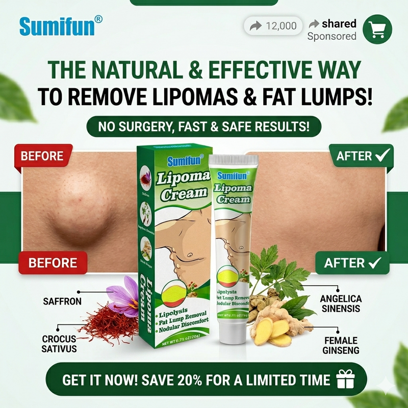 Sumifun Lipoma Cream - Natural Herbal Fat Lump Removal