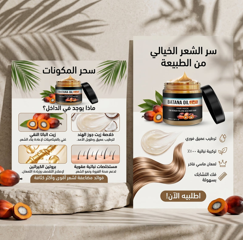 ماسك زيت الباتانا للشعر 100 مل