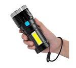 كشاف LED قوي 1200 لومن متعدد الوظائف - 4 أوضاع