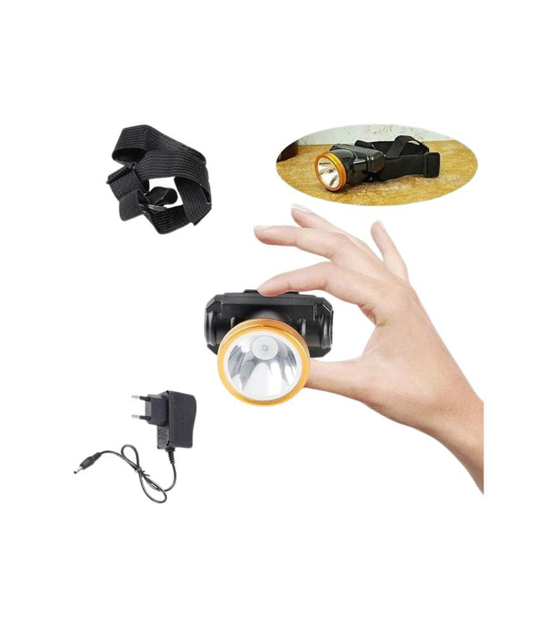 كشاف رأس LED قابل للشحن 400 لومن - 2W بطارية 1200mAh