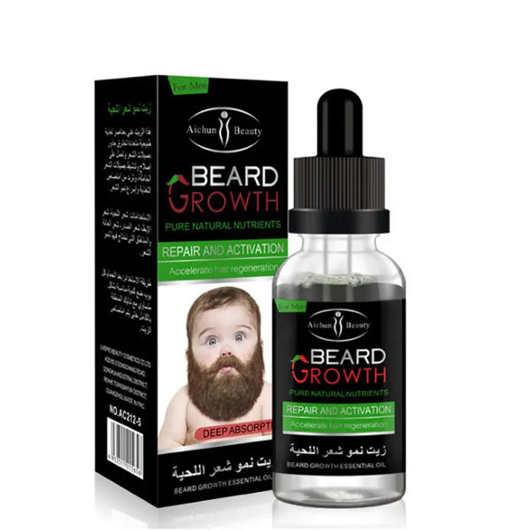Beard growth oil, زيت نمو اللحية