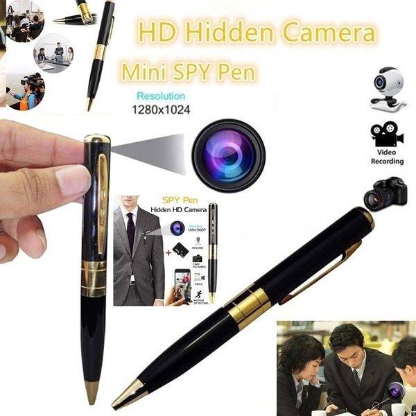 قلم كاميرا خفي بدقة 1080p HD مع تسجيل فيديو وصوت