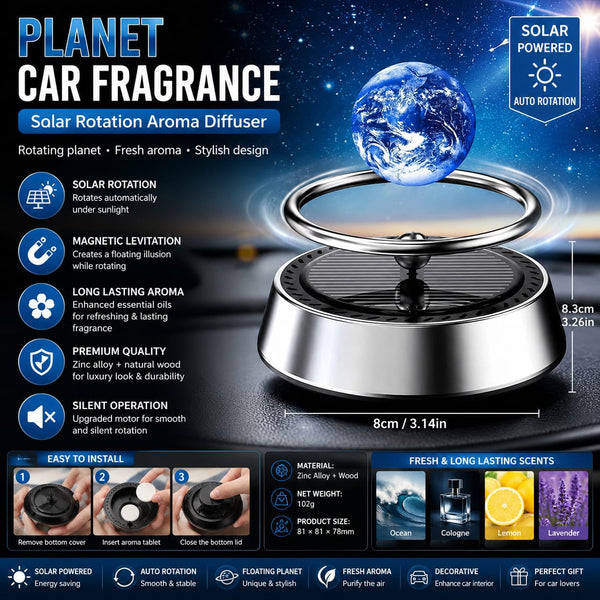 معطر سيارة كوكب دوار شمسي - Planet Car Fragrance
