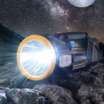 كشاف LED بالطاقة الشمسية 120000 لومن - 6 أوضاع مقاوم للماء