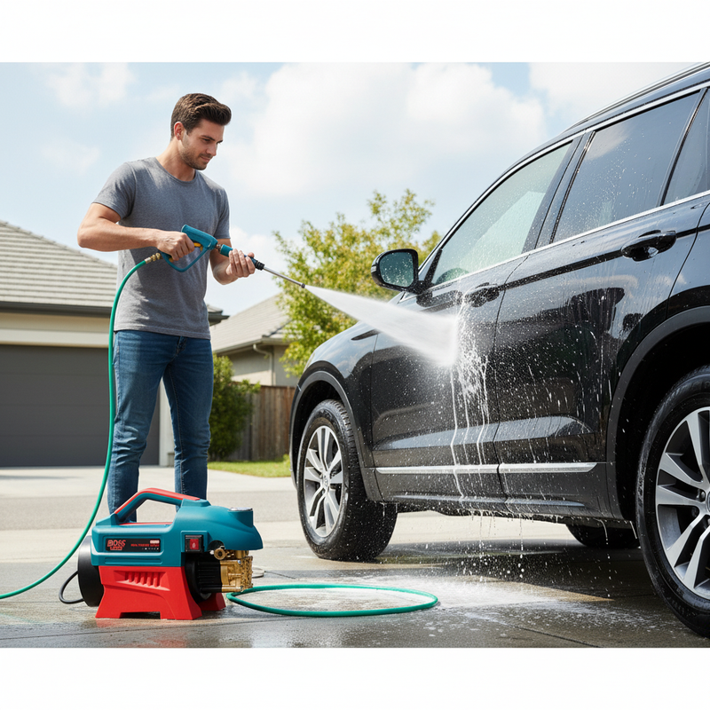 BOSS BS-2070 High Pressure Washer - Lifestyle