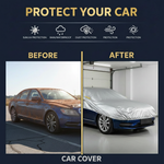 Car Cover Before & After - Sand & Sun Damage