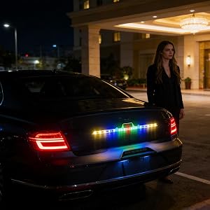 إشارة أمان طريق قابلة للطي تعمل بالطاقة الشمسية للسيارة – ضوء تحذير LED