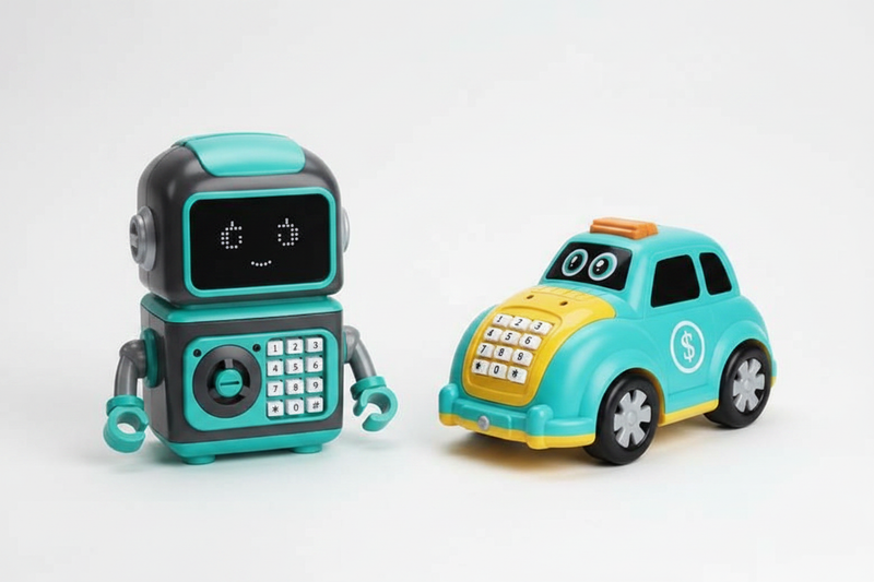Electronic Money Box - Robot & Car