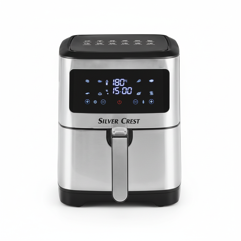 عرض القلاية الهوائية Silver Crest 10L + 2 طبق سيليكون هدية