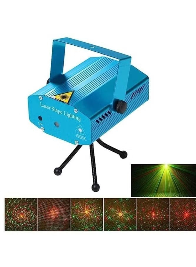 🎉 جهاز ليزر ميني للحفلات والمنزل – Mini Laser Stage Light