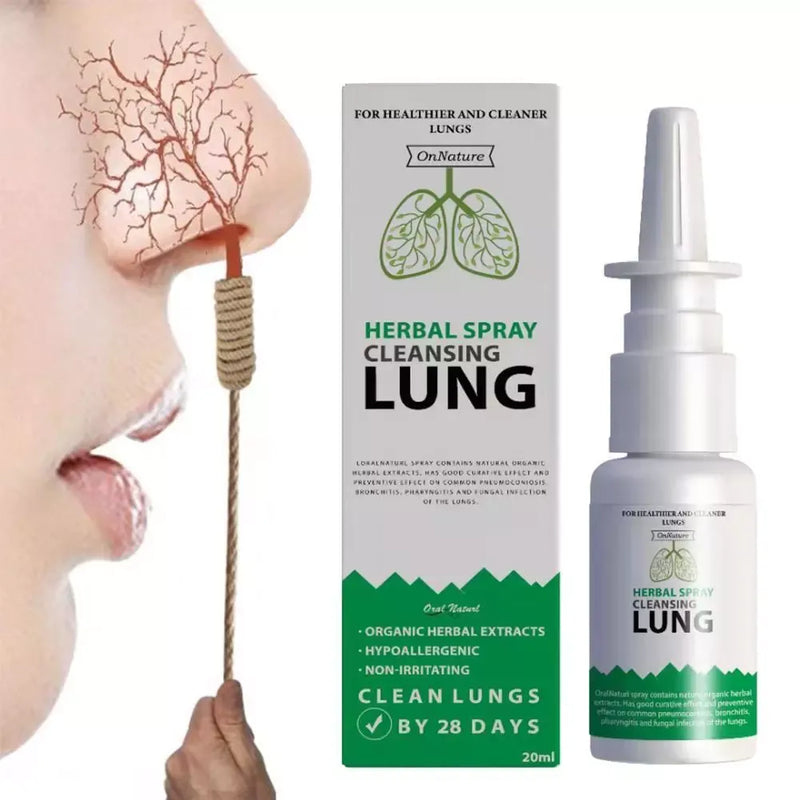 OnNature Herbal Lung Cleanse & Repair Nasal Spray Pro 🌿