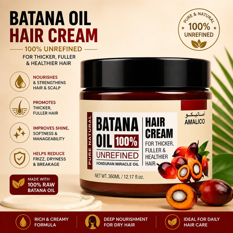 AMALICO Batana Oil Hair Series 🌿 – طقم العناية الكامل 6 قطع