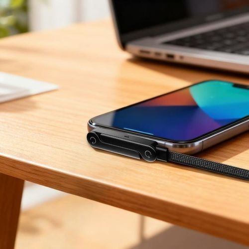 كيبل بيانات قابل للطي 2 في 1 مع دعامة متعددة الزوايا