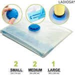Vacuum Storage Bags - Space Saver with Pump 🧹 - 5 Bags