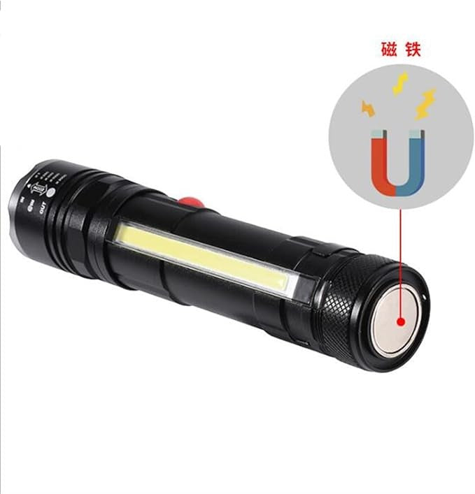 كشاف LED قلم متعدد الوظائف مع مغناطيس وشحن USB
