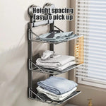 3-Tier Wall Mounted Metal Organizer - منظم معدني جداري 3 طبقات
