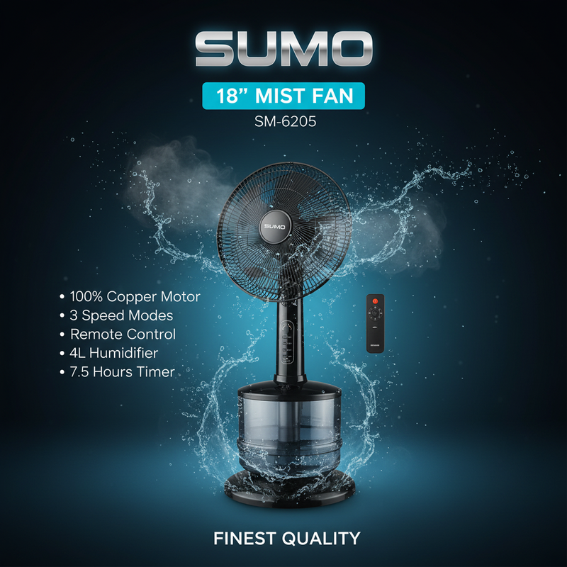 SUMO Mist Fan Ad Design