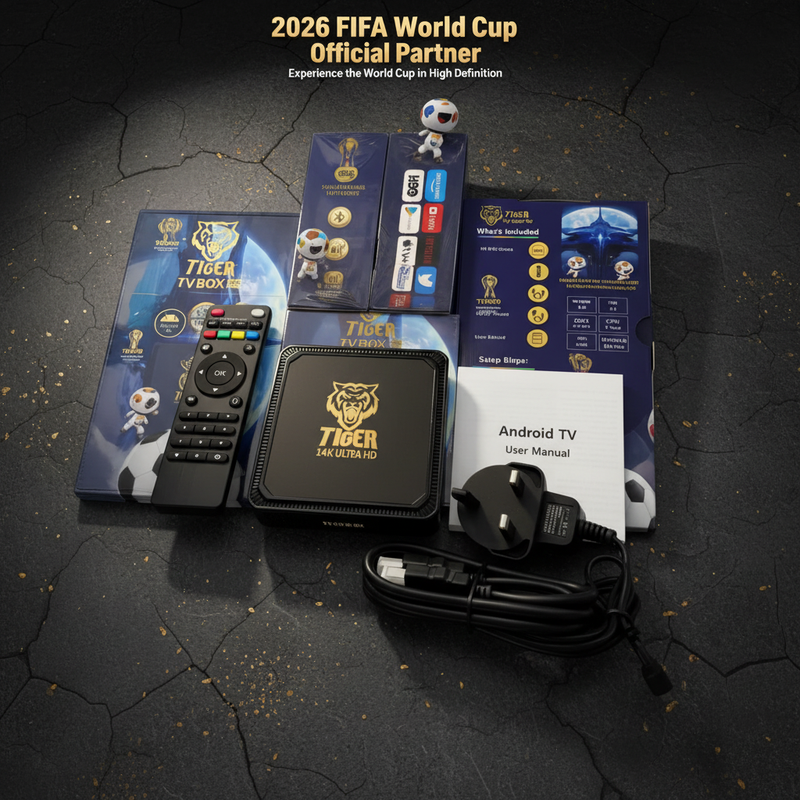 Tiger TV Box - Flat Lay
